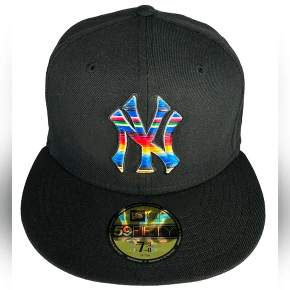 New Era MLB New York Yankees Woven Blanket 59FIFTY Fitted Hat,New